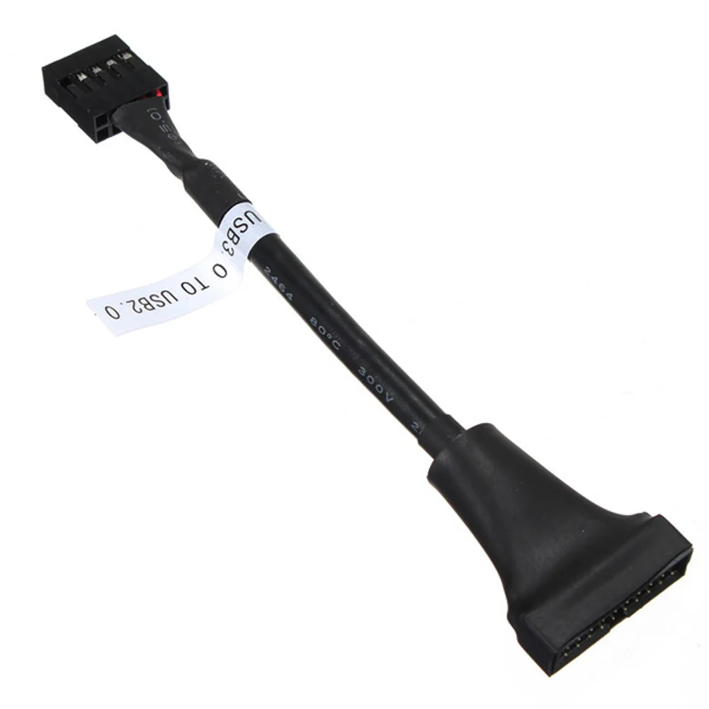 Новый USB 3 0 20 Pin Мужской до 2 9Pin Женский Материнская плата Дом конвертер