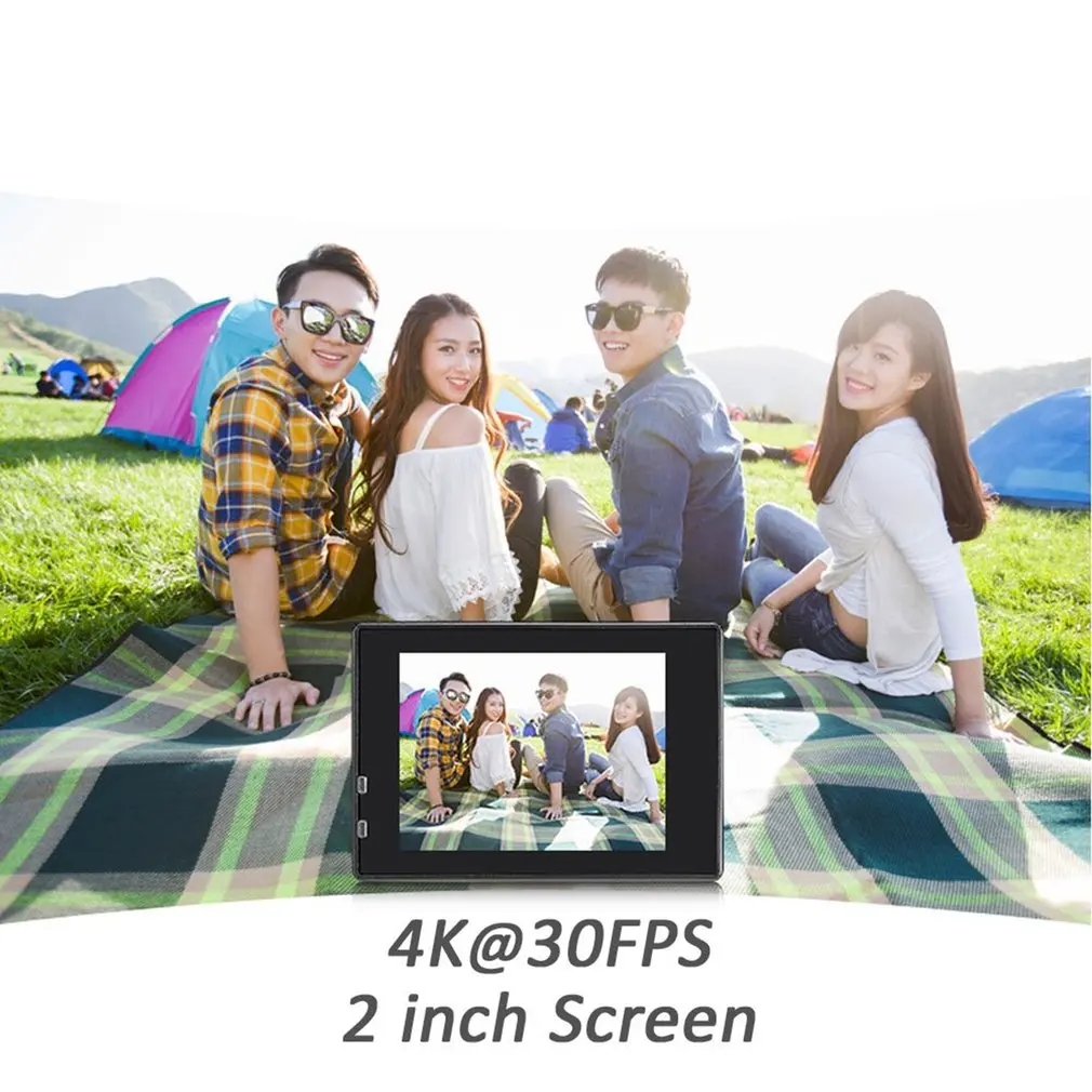 Wifi Экшн-камера Ultra HD 4K 30fps 16MP 170D 1080P спортивный мини-видеорегистратор 30M Go Водонепроницаемая профессиональная камера Экстремальная спортивная видеокамера