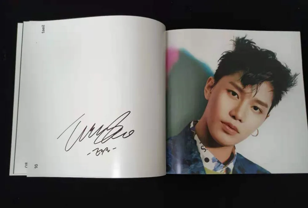 Подписанный NCT 127 NCT127 autographed1st следующий альбом регулирует CD+ фото Обложка выбрана