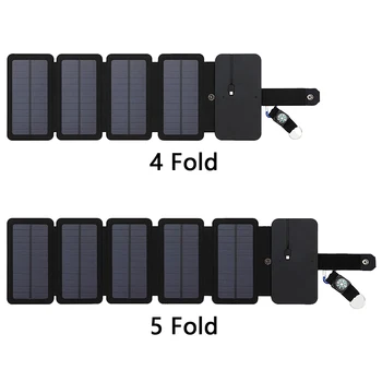

Bag Solar Powered Charger Treasure Charging Mobile Phone Portable Panels Folding Board Package