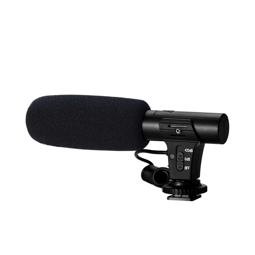 

3.5mm Audio Plug Hypercardioid Recording Microphone For Camera Mic DSLR Video HD Cell Phone Computer Camcorder VLOG Microphone