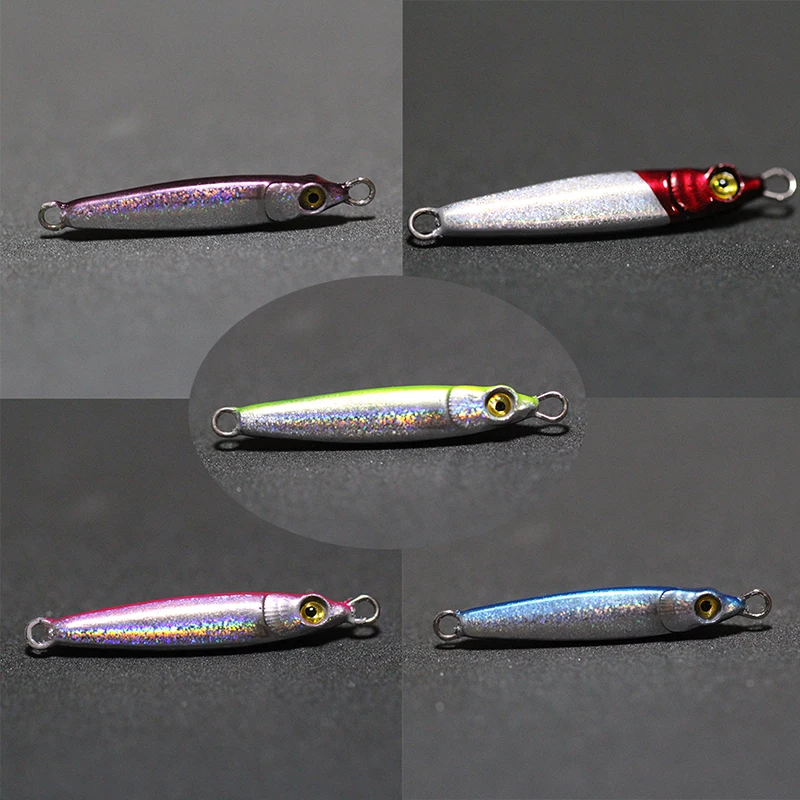 

Laser iron plate 3 g lure 1pcs metal jump spoon fish artificial bait fishing bait