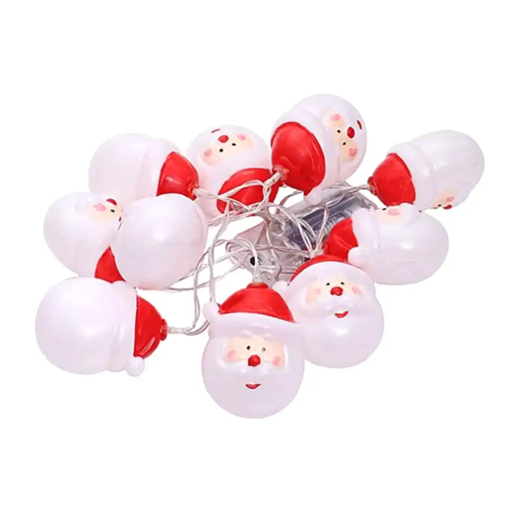 Новый 1 шт. 10LED Санта Клаус рождественские серии Праздничные рождественские гирлянды вечерние декоративные огни 0923 #30