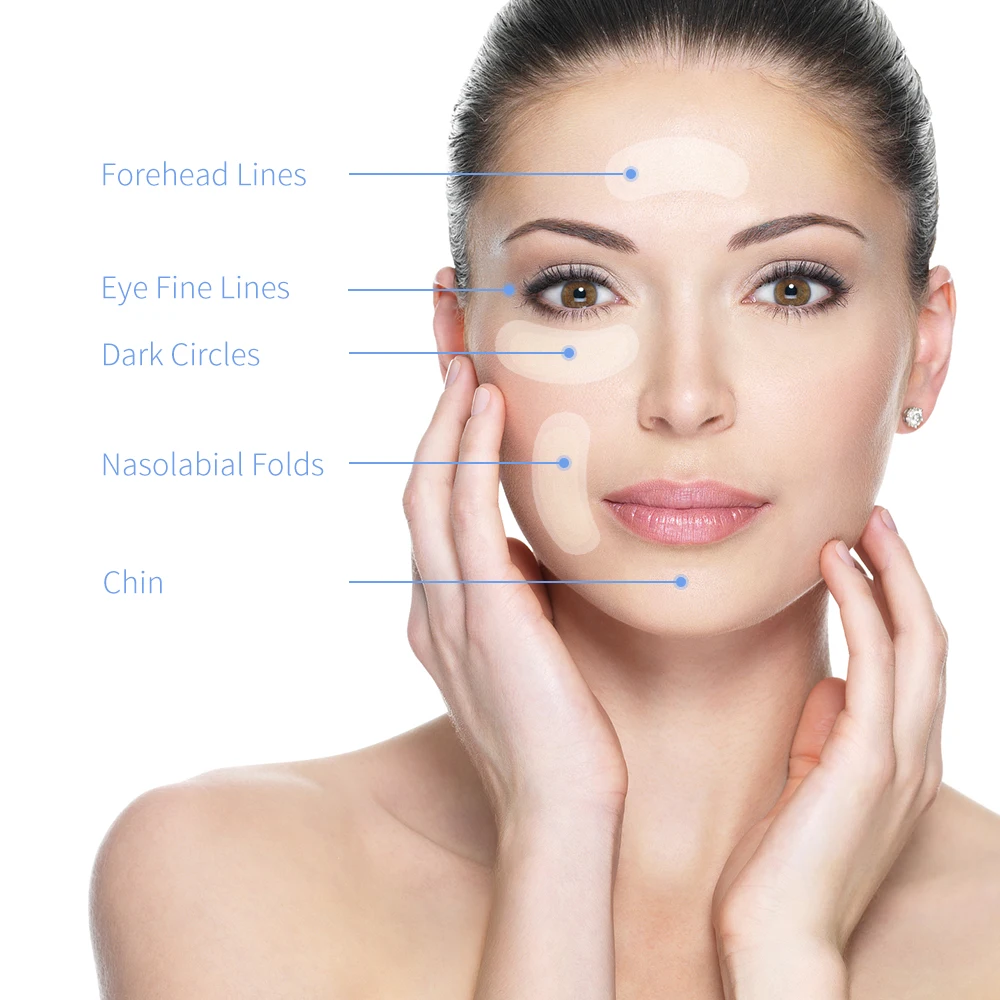 Eye Patches Hyaluronic Acid Micronedle Eye Pad Moisturize Wrinkles Fine Lines Dark Circle Removal Korean Cosmetics Face Mask