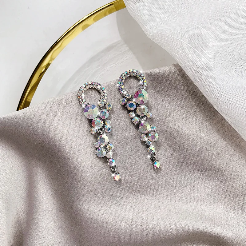 

2019 New Trendy Korean Simple Earrings Arrival Zinc Alloy Classic Geometric Women Dangle Earrings For Female Korean Jewelry