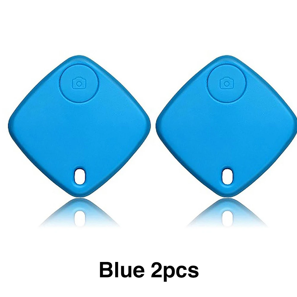 1/2 шт Анти-потеря смарт-тег беспроводной Bluetooth трекер локатор сигнализации ключ искатель звуковой пульт для телефона кошелек багажная сумка дети - Цвет: blue 2pcs
