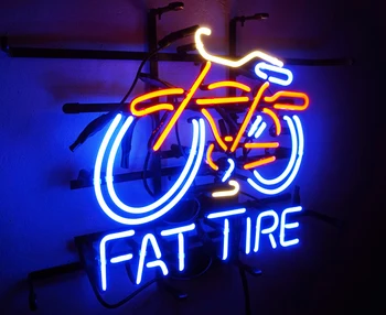 

Fat TIRE single bus Neon Sign neon Light Sign galss tubes Commercial Recreation Warehouse Light Iconic Neon signs for sale