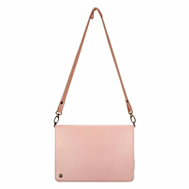 Case For Apple iPad 10.2 Cover pencil holder Smart leather Card slot Neck&Hand Strap Bag Pouch case for iPad 7th Generation case