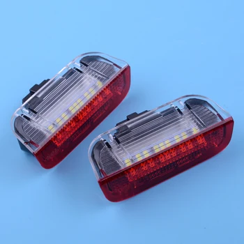 

CITALL NEW 2pcs LED Welcome Step Door Courtesy Light Lamp Fit For VW Tiguan Passat B6 B7 Golf CC Sharan Scirocco Eos