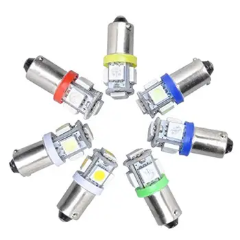 

HiMISS Car Auto Bulb Turn Signal Light for BA9S T4W 5050 5smd LED Lamp