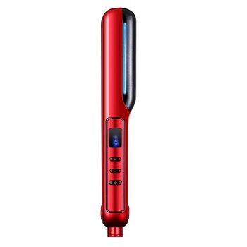 

HOT!EU Plug Lcd Display Electric Temperature Control Hair Straightener Hair Irons Waver Hairpin Splint Rapid Heating