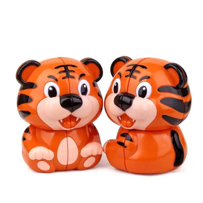 YuXin Tiger 2x2x2 волшебный куб чжишэн 2х2 животные скорость Твист Головоломка Головоломки Развивающие игрушки для детей