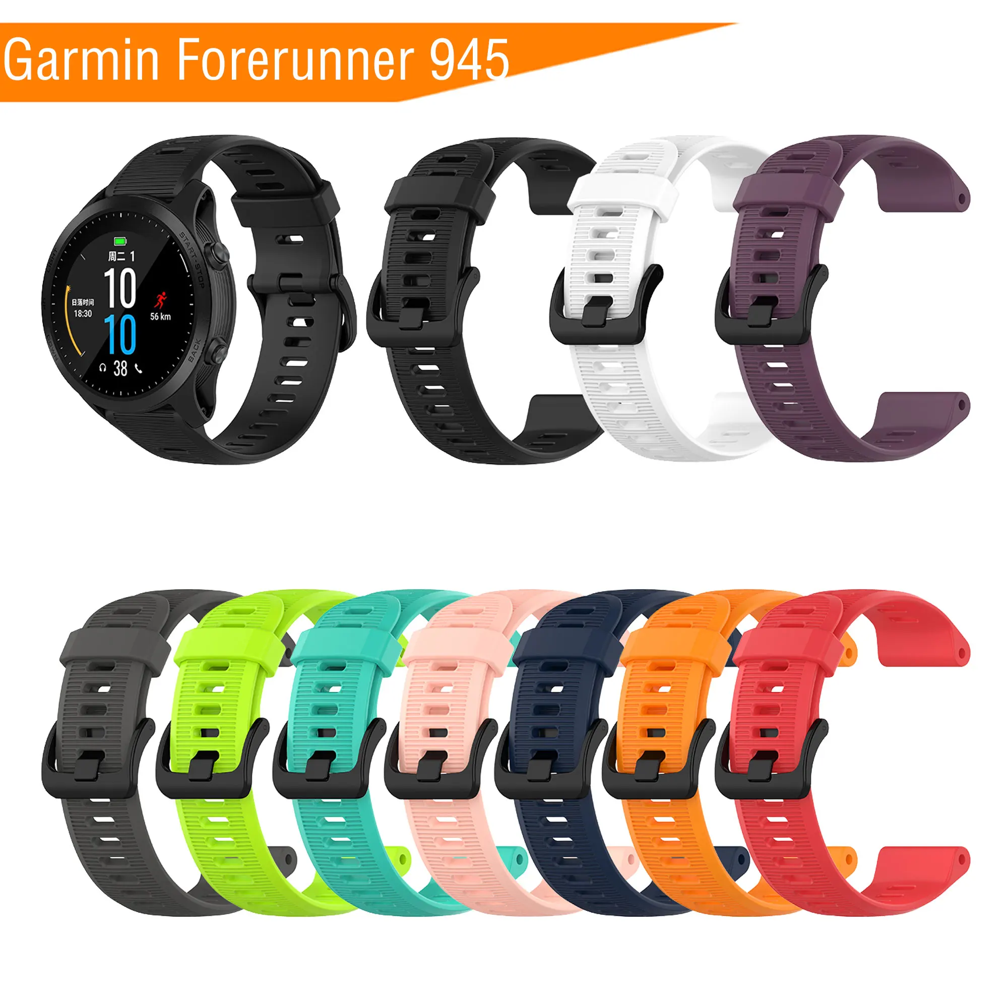 

2019 Sports Silicone Strap for Garmin Fenix 5 Forerunner 935 945 Strap Quick Wristbands Replacement for Quatix 5 Approach S60
