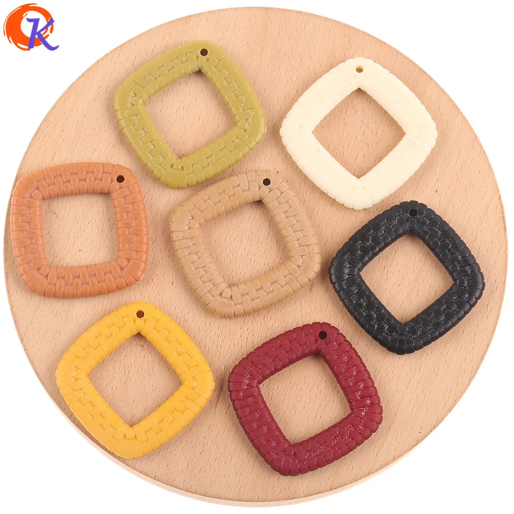 

Cordial Design 47*47mm 100Pcs Jewelry Accessories/Acrylic Beads/DIY/Hand Made/Square Shape/Beads Jewelry Making/Earring Findings