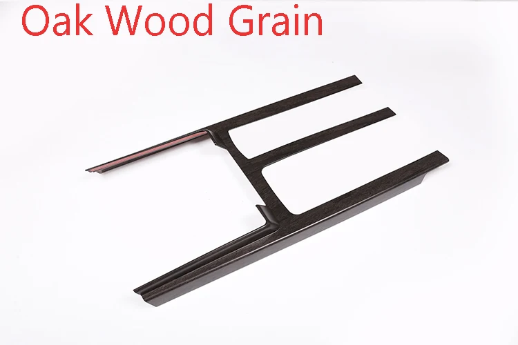 Oak Wood Grain 4 стиля ABS Центральная панель управления Накладка для Land Rover Discovery 5 LR5 l462- автомобильные аксессуары - Название цвета: Oak Wood Grain