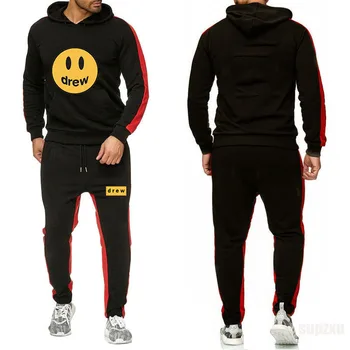 

Men's and women's tracksuit hoodie 2 piece sweatshirt + pants women sports suit spring and autumn sportswear hoodie