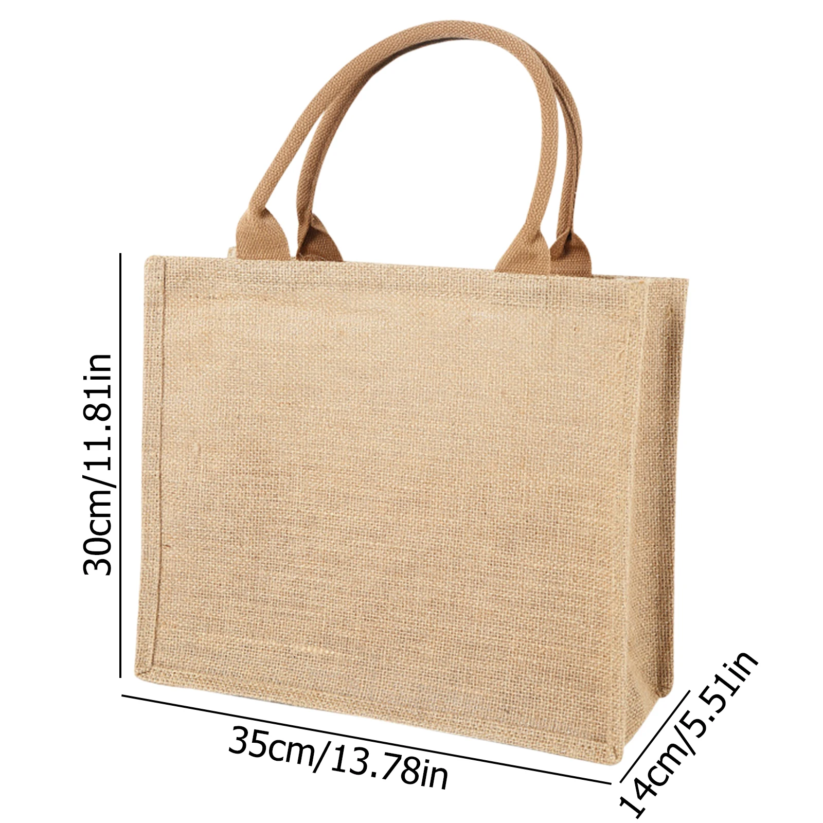 Short Cotton Padded Natural Plain Jute Bag at Rs 55/piece in Ahmedabad |  ID: 20434830973