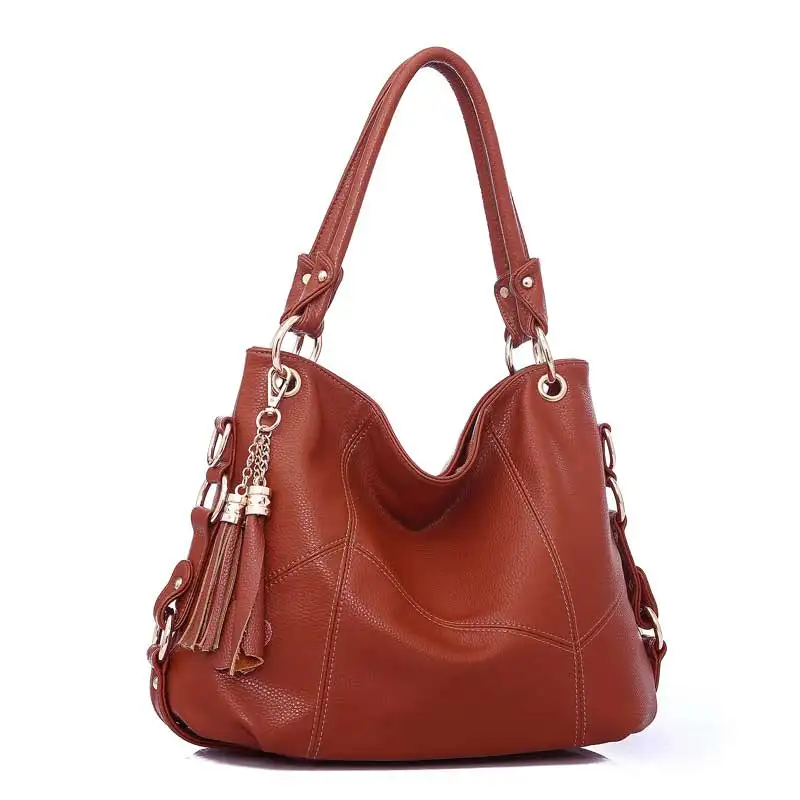 NIUCUNZH сумка, женская сумка, женские кожаные сумки, женская сумка на плечо, сумка-тоут, женская сумка-мессенджер, женские сумки - Цвет: 1784brown