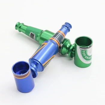 

Detachable Personality Pipe Metal Tobacco Pipes Portable Travel Smoking Pipe For Father Husband