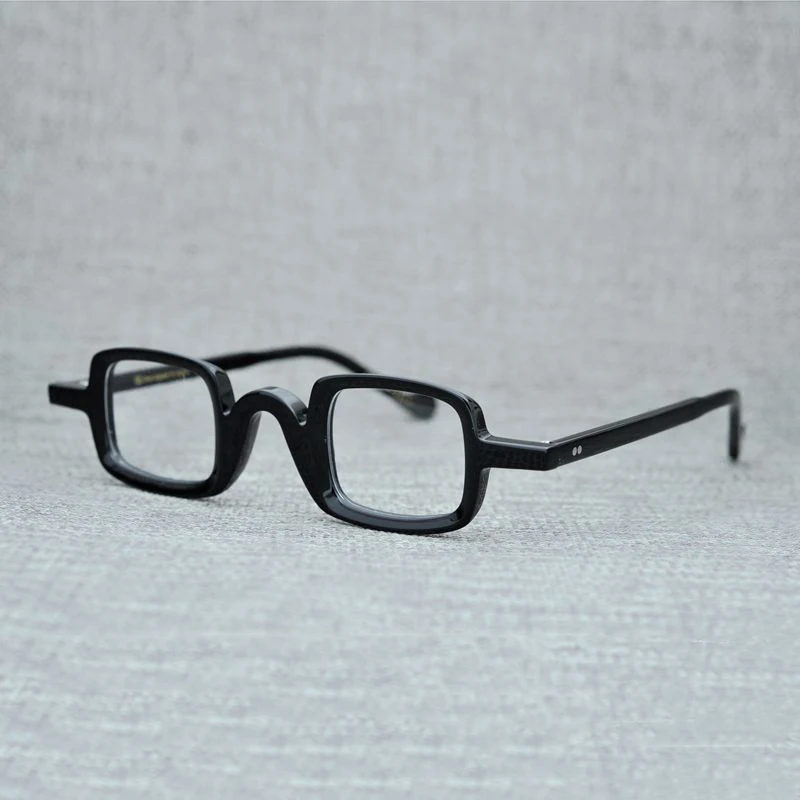 Ацетатная оправа для очков мужские и женские Ретро Винтажные маленькие квадратные очки близорукость рецепт; очки оправа прозрачные очки Oculos