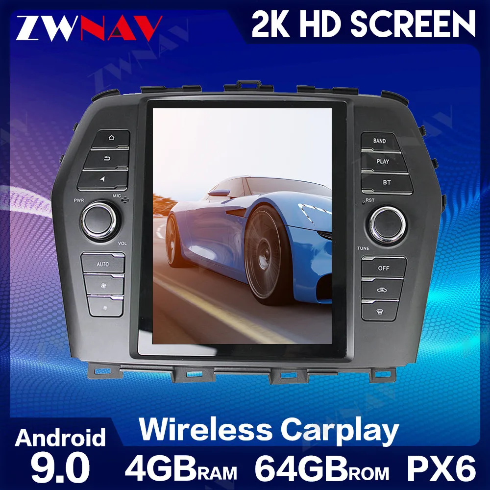 

ZWNAV для Nissan Maxima 2016 Tesla style Android 8. 0 4G 64GB Автомобильная GPS-навигация Мультимедиа автомобильное стерео радио головное устройство