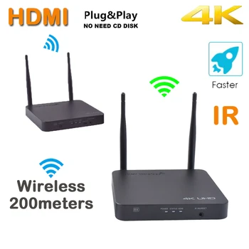 

Hdmi wireless transmitter and receiver 4k 5G 1080P/60Hz with IR Remote Sender hdmi wifi signal Free driver installation Extender