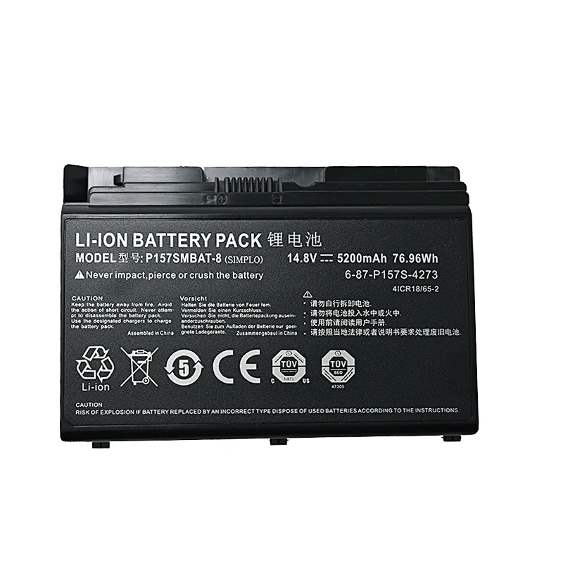 

GZSM P157SMBAT-8 laptop battery FOR Clevo P157SM-A P150EM P177SM-A P177SM P157SM 6-87-P157S-4271 6-87-P157S-4272 6-87-P157S-4273
