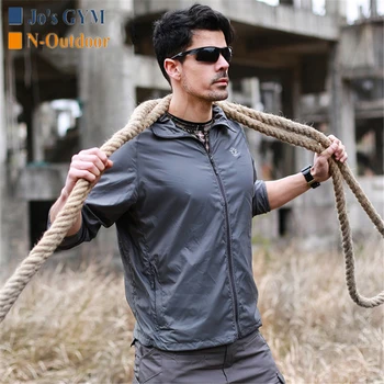 

New Men's Military Outerwear Sun Protection Thin Coats Hooded Casual Quick Drying Camouflage Windproof Tactiacl Jacket Plus Size