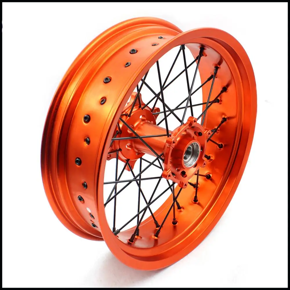 3 5/4 25 17IN. Supermoto колеса Набор для KTM SXF EXC EXCF XC XCW XCF 125 150 200 250 300 350 450 500 505 525 530 Supermotard