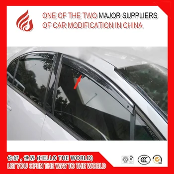 

4 Piece Injection molding trim vent shade rain sun wind deflector window visor for SEGA 2007-2016 C4 SEGA 2016-2018