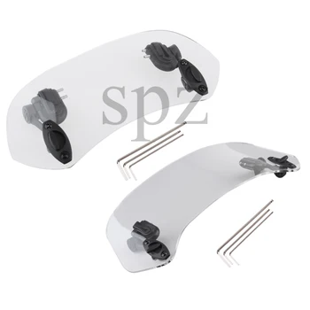 

2x Motorcycle Windshield Windscreen Extension Spoiler Wind Air Universal