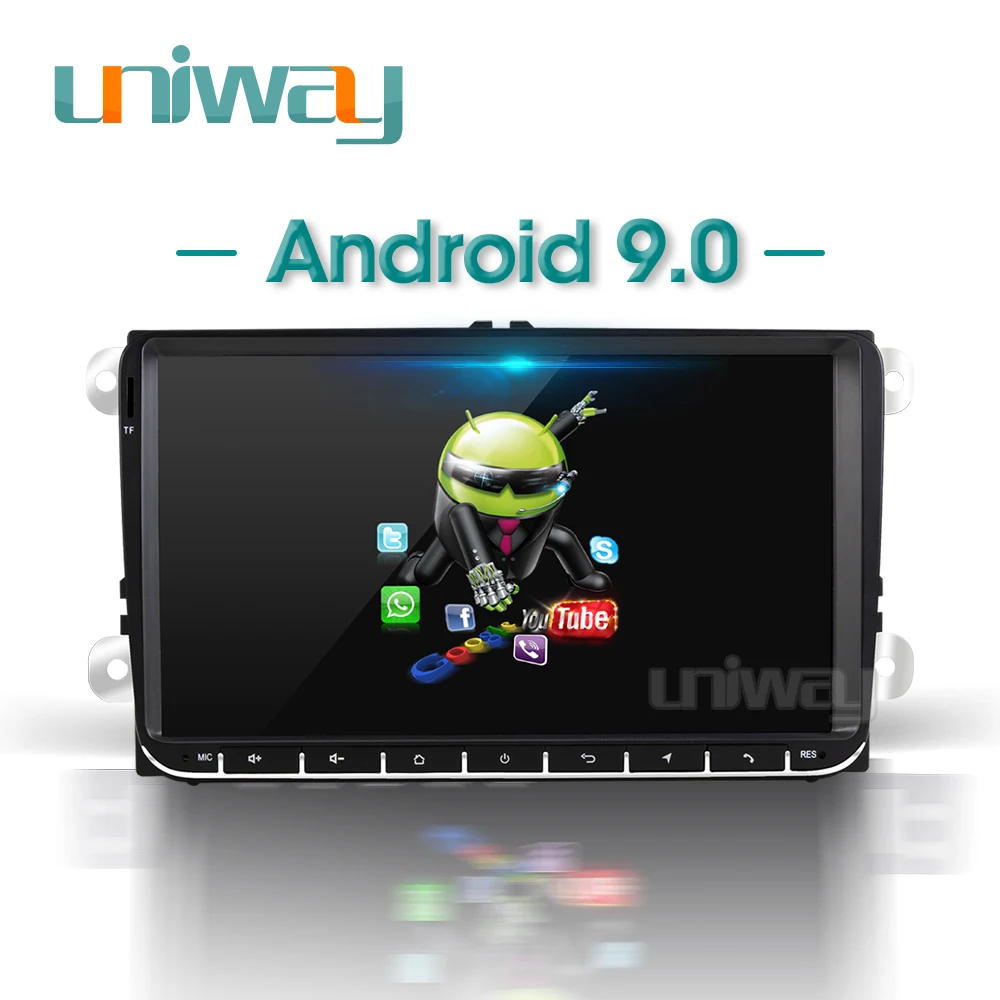 Uniway ADZ9071 android 9.0 car dvd for vw passat b6 b7 golf 5 6 tiguan polo octavia rapid fabia multimedia navigation player Uniway ADZ9071 android 9.0 car dvd for vw passat b6 b7 golf 5 6 tiguan polo octavia rapid fabia multimedia navigation player