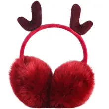 Наушники, Рождество, осень, зима, новые наушники, милые, плюс бархат, теплые, ветрозащитные, Панты, наушники, регулируемые, наушники, теплые