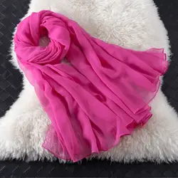 2019 женский шарф Весна Осень Роскошный теплый однотонный Модный женский Универсальный платок для отдыха простой платок шарфы