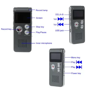 

8GB Clip USB Digital Voice Recorder Audio Dictaphone Recording Pen MP3 Player