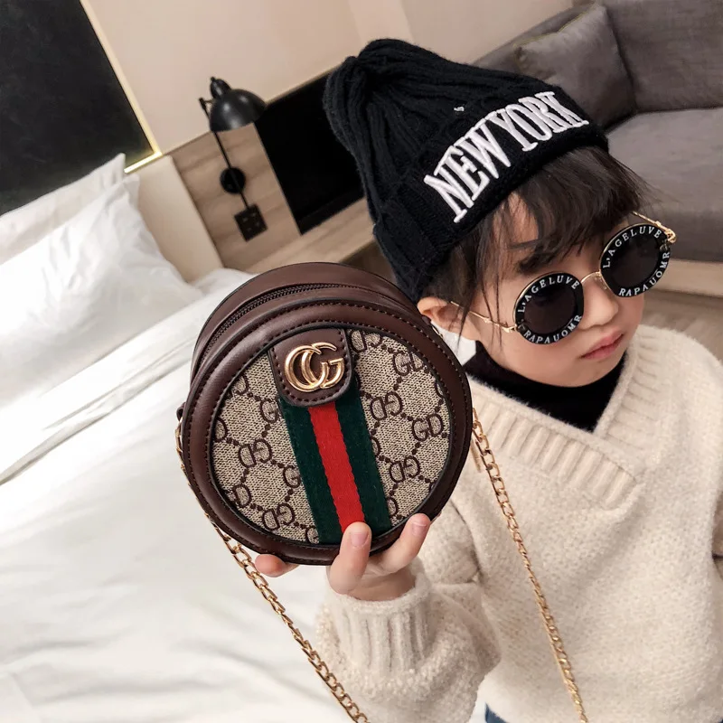 

2019 Summer New Style Korean Style Circle Rhombus Spiraea Graceful Children Girls Shoulder Bag Women's