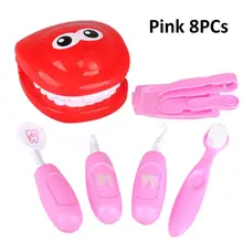 Детские игрушки, Набор доктора, имитация игры, реальная жизнь, вид стоматолога, сделай сам, обучающая зубная литейная форма, костюм, Имитационные стоматологические игрушки