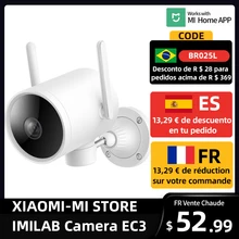 Xiaomi kamera 13,29 € Rabatt auf Ihre Bestellung Imilab EC3 Outdoor 2K Erweiterte Nachtsicht Ip Kamera WiFi CCTV Kamera Drehbare Objektiv Video Überwachung Kamera