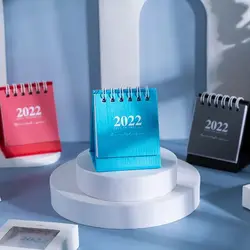 Mini calendrier minimaliste série spatiale Ins Simple, petit bureau, Agenda organisateur, calendrier à bascule debout, 2022 