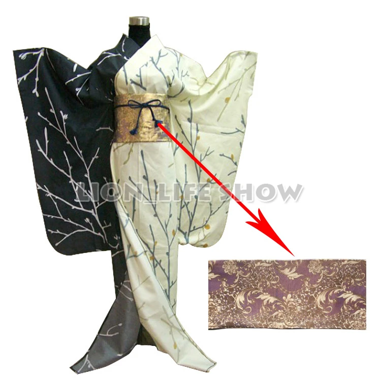 Женское японское традиционное разноцветное длинное кимоно Furisode платье косплей костюм наряд