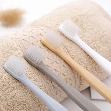 4 шт./компл. бытовой Уход за полостью рта японский Стиль ПП экологические дружественные Портативный путешествия головные уборы, маленькие размеры, Зубная щётка против бактерий для взрослых мягкие волосы