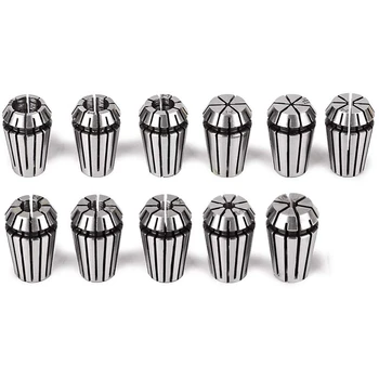 

Fashion11PCS ER16 Collet Chuck Set ER16 Spring Collet Chuck Set 1-10MM for CNC Engraving Machine & Milling Lathe Tool Holder