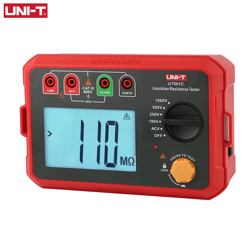 UNI-T Digital Megometer UT501C Insulation Resistance Tester 100-