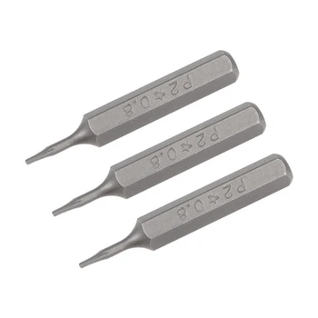 

uxcell Screwdriver Bits 3pcs 5/32 Inch Hex Shank Star-Shape P2/0.8mm Screwdriver Bit Set 28mm Length P2 Screw Driver Kit Tools