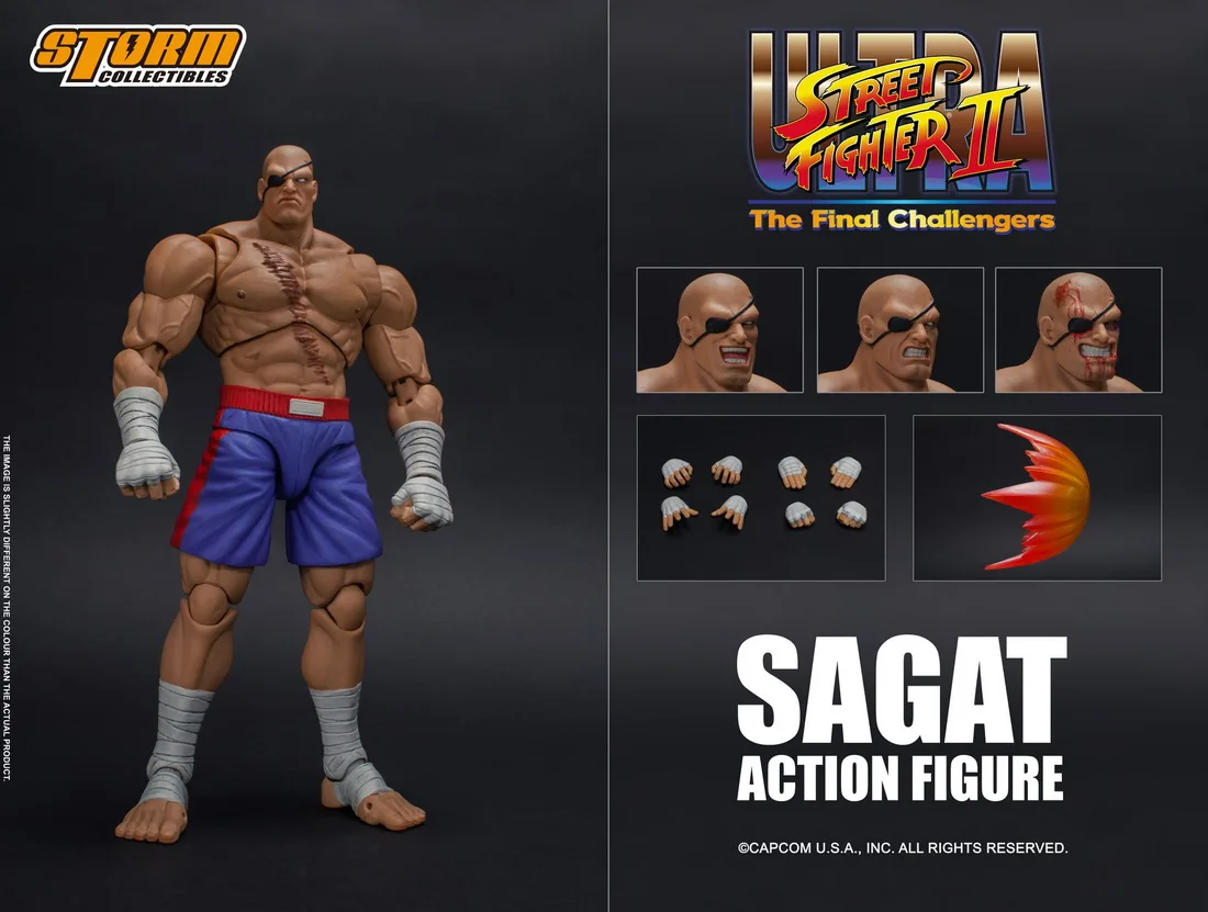 Игрушки от Storm 1/12 SAGAT(4 головы лепить) Коллекция фигурка