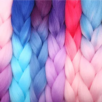 

kanekalon braiding hair braids Braiding Jumbo hair Ombre Color dreadlocks natural Extension Crochet Twist Kanekalon Hair MUMUPI