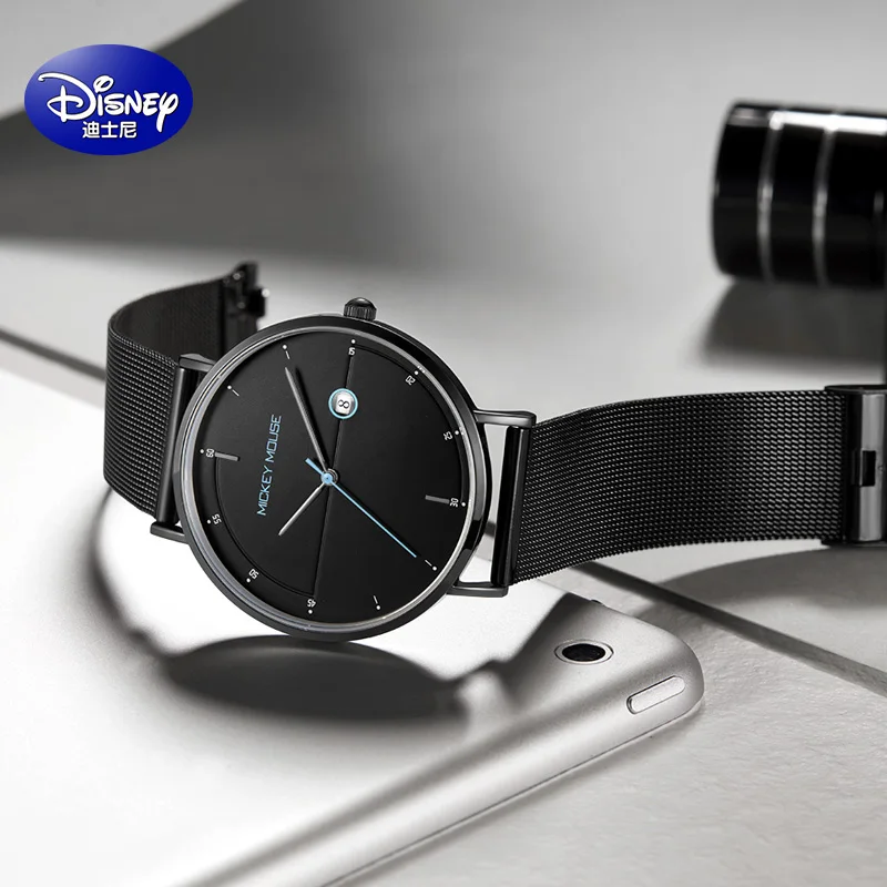 Часы наручные Disney Micky Mouse мужские/женские кварцевые оригинальные деловые