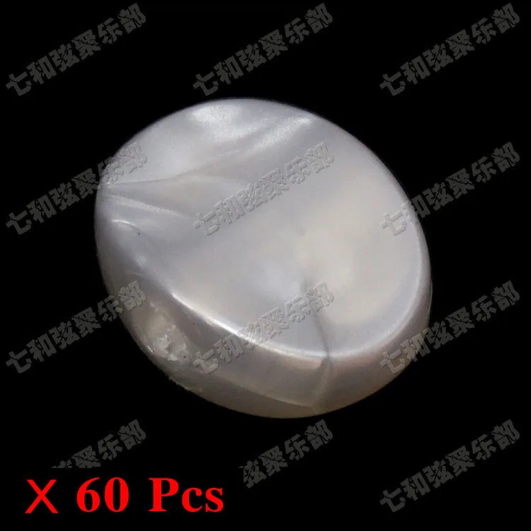 

60 шт., маленькие овальные колышки для тюнинга гитары с белым жемчугом