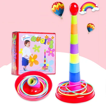 

Baby Montessori Education Toys Kids Funny Party Block Laps Game Props Ferrule Circle Throwing Preschool Montessori Toys Children