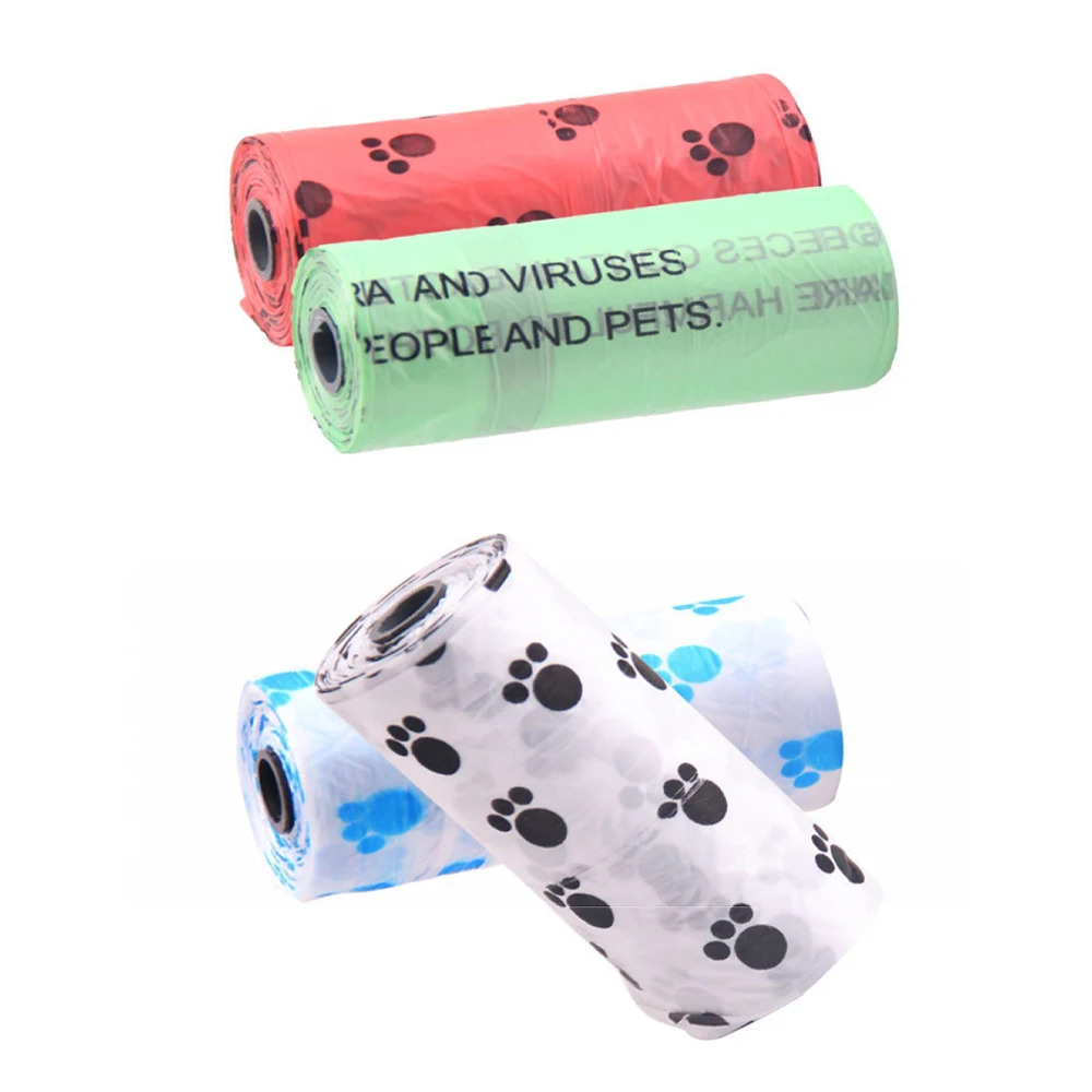 Pet SuppliesTravel мешок для сбора отходов домашних животных Пластик собака мешки корма для собак и кошек отходов очистка мусора мешок мешком для пополнения Пластик разложению